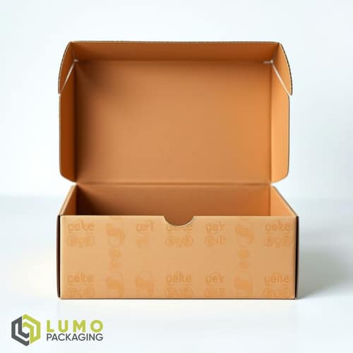 Embossed Kraft Mailer Box