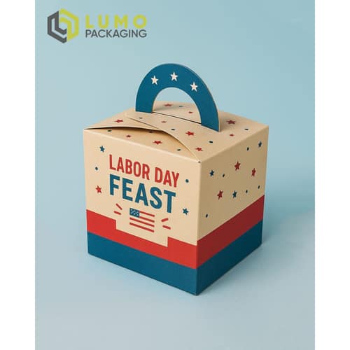 Patriotic Holiday Handle Tuck Box